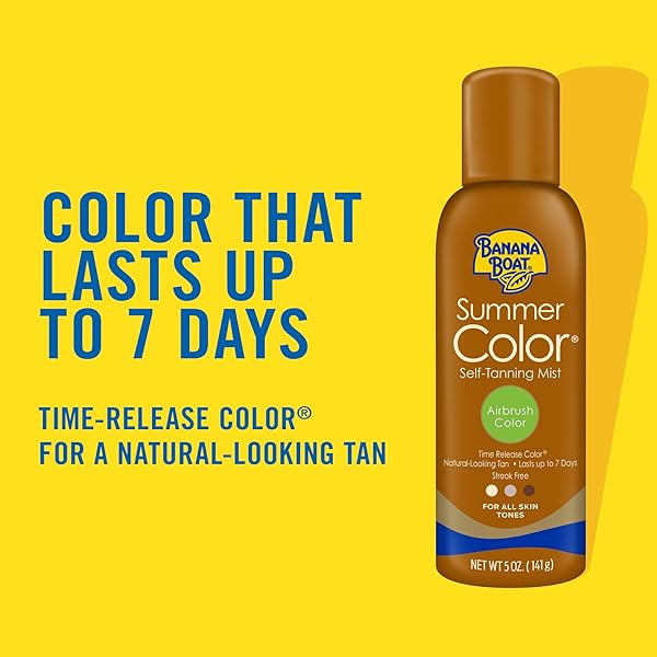 Banana Boat Self Tanning Spray - Airbrush Color for All Skin Tones, Reef Friendly, 3-Pack (5 oz) - Achieve a Flawless Tan! - Image 4