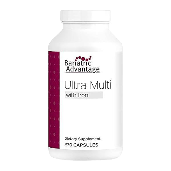 Bariatric Advantage Ultra Multivitamin with Iron - 270 Capsules for Complete B Vitamin Complex & Essential Nutrients - Image 2