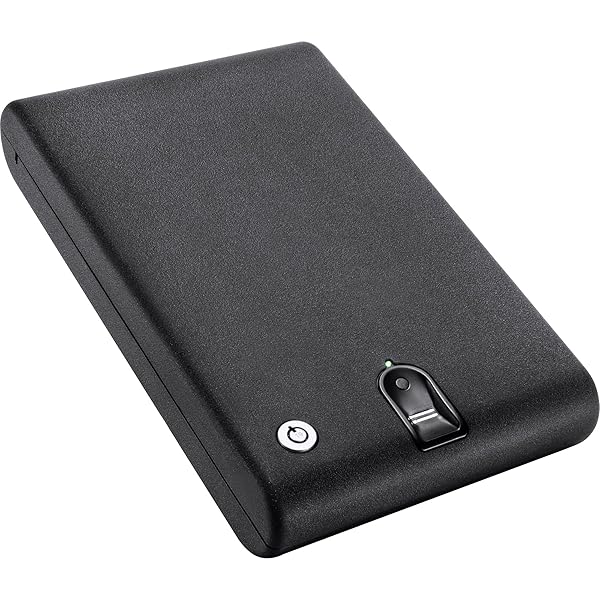 Barska AX11970 Portable Biometric Lock Box: Secure Storage for Home & Office