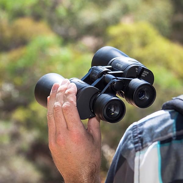 Barska Gladiator 10-30x50 Zoom Binoculars: Perfect for Stargazing, Birding, Hiking & Camping Adventures - Image 5