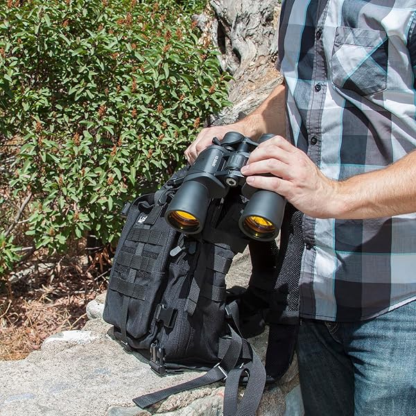 Barska Gladiator 10-30x50 Zoom Binoculars: Perfect for Stargazing, Birding, Hiking & Camping Adventures - Image 6