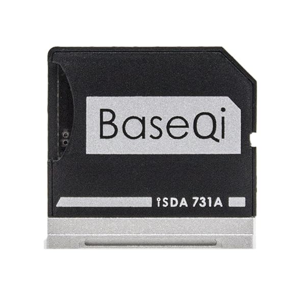 BaseQi Aluminum microSD Adapter for Dell XPS 13 High-Speed Data Transfer and Durable Design