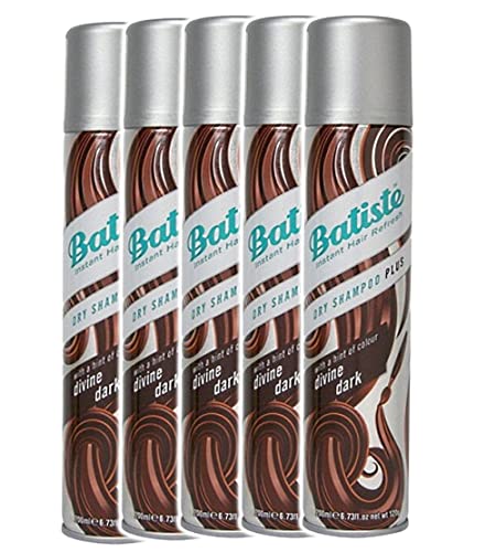 Batiste Dry Shampoo Dark & Deep Brown 6.73 oz - Buy Pack of 5 for Effortless Hair Refresh!