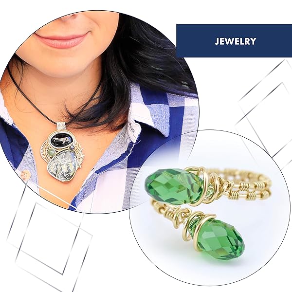 Beadalon German Style 20 Gauge Gold Wire for Jewelry Making - 78 ft Round Spool - Image 6