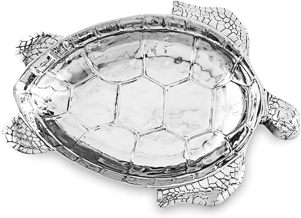 Beatriz Ball Large Ocean Turtle Bowl Elegant Serveware for Entertaining and Home Decor
