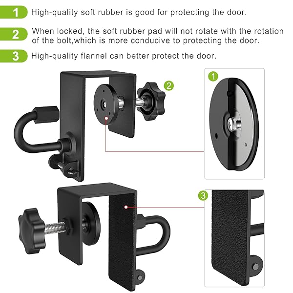 BeneLabel Heavy Duty Door Anchor Attachment for Shoulder Pulley Rotator Cuff Recovery Home Gym Rehab Exerciser Strength Training - Image 7