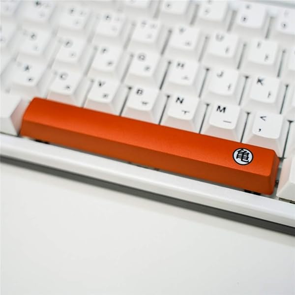 Benemate 5-Side Dye-subbed PBT Spacebar Keycap 6.25U Custom Keycap for Cherry MX Gaming Mechanical Keyboard Dragon Ball