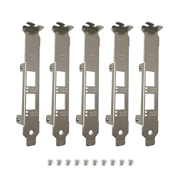 BestParts 5pcs Full Height Bracket for Intel E10G42BTDA X520-DA2 X520-BFSR X520-SR2 X520-LR2 X710-DA2 JL82599ES E33052-003