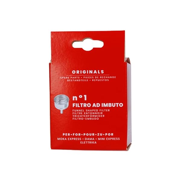 Bialetti Spare Parts Funnel Filter for Moka Express Fiammetta Break Dama Moka Timer Rainbow 6 Cups - Image 4