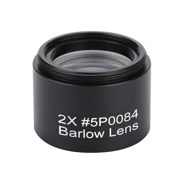 "Bindpo 2X Barlow Lens - 1.25" Fully Multi-Coated Optical Glass for 1.25in Telescopes | M28.6 Thread Metal Lens"