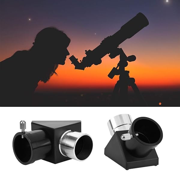 "Bindpo 1.25" Diagonal Mirror Adapter - 90 Degree Erecting Prism for Telescope Eyepiece" - Image 8