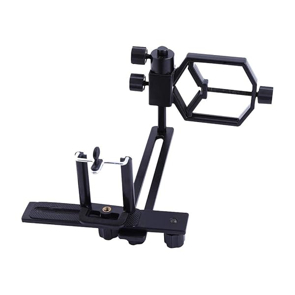Bindpo Universal Cellphone Telescope Adapter - Metal C-Type Bracket for 62mm Eyepiece, Perfect for Telescopes & Microscopes - Image 3