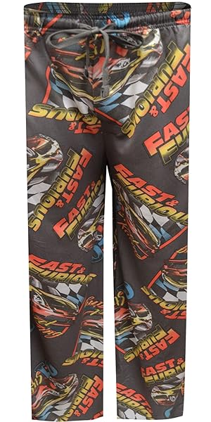 Bioworld Shop Bioworld Men's Fast and Furious Lounge Pants - Performance Fabric for Ultimate Comfort