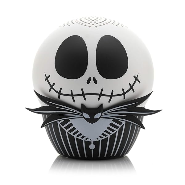 Bitty Boomers Disney Jack Skellington Mini Bluetooth Speaker - Tim Burton's The Nightmare Before Christmas