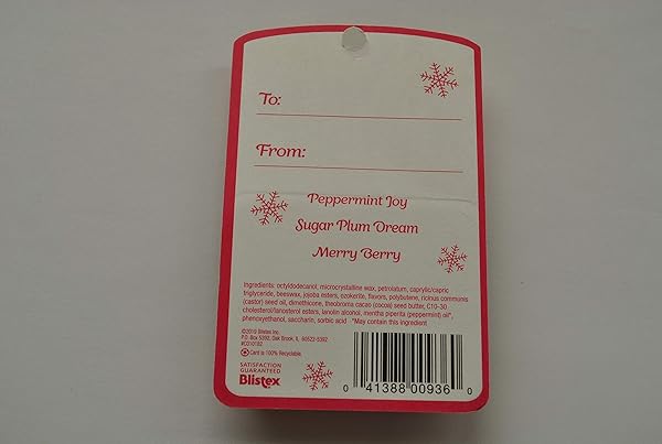 Blistex Holiday Lip Moisturizer Collection: Merry Berry, Peppermint Joy & Sugar Plum Dream - Perfect Gift! - Image 5