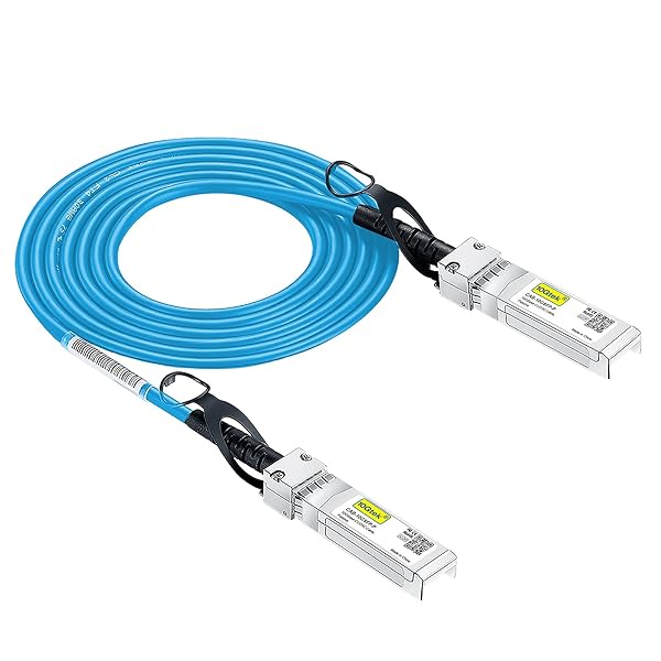 Colored 10G SFP+ DAC Cable - Twinax SFP Cable for Cisco SFP-H10GB-CU2M, Ubiquiti UniFi, D-Link, Supermicro, Netgear, Mikrotik, Fortinet, ZTE Devices, 2-Meter(6.5ft) - Image 2