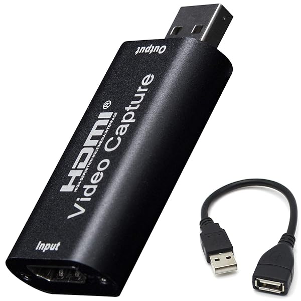 BlueAVS HDMI to USB Video Capture Card 1080P 30FPS for DSLR Camcorder and Action Cam Recording - Image 2