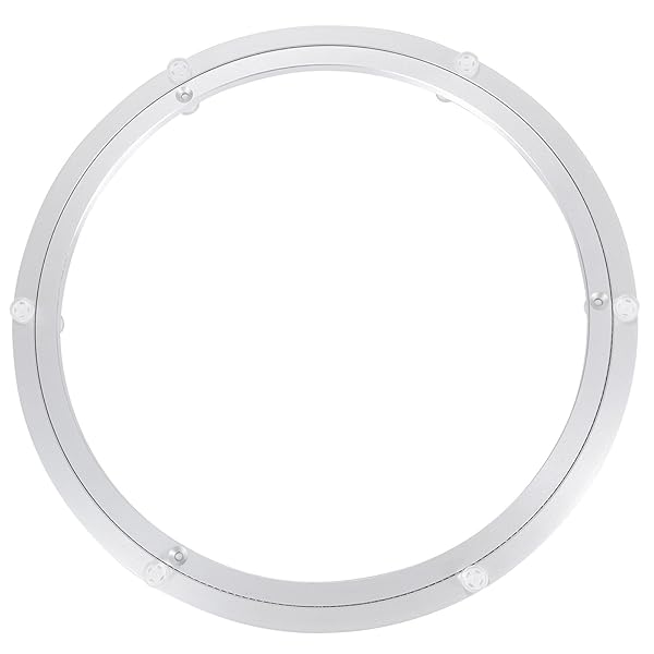 BlueNatHxRPR 12 Inch Lazy Susan Base Rotating Turntable Bearing for Glass Granite Wood Kitchen Dining Table