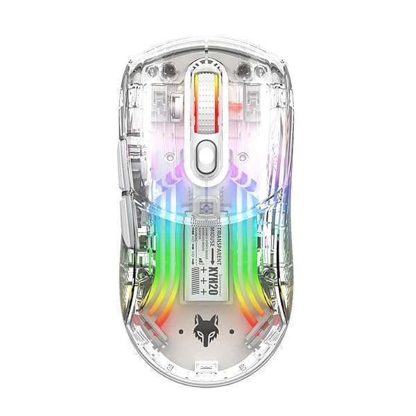 Bluetooth RGB Gaming Mouse: Dual Mode Wireless & Wired, Perfect for Esports & Gaming