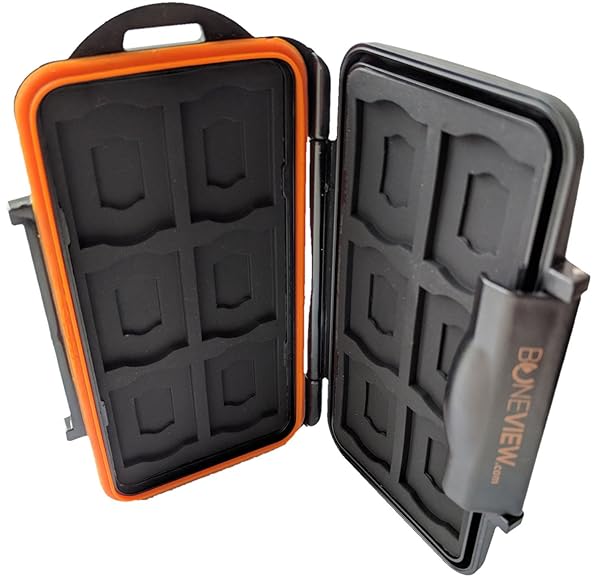 BoneView Weather Resistant Storage Case for Trail Camera SD Memory Cards Durable and Reliable Protection for Your Gear