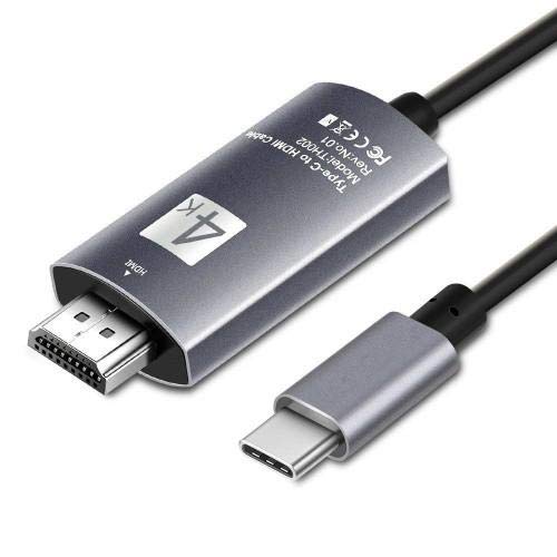 BoxWave USB Type-C to HDMI Cable for Blackview BV9500 Pro 6 ft SmartDisplay Jet Black - Image 3