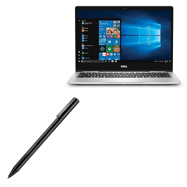 BoxWave Stylus Pen for Dell Inspiron 13 7000 2-in-1 ActiveStudio Ultra Fine Tip Jet Black Electronic Stylus 2019