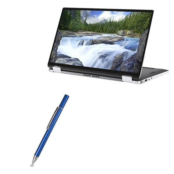 BoxWave Stylus Pen for Dell Latitude 7400 2-in-1 FineTouch Capacitive Super Precise Lunar Blue