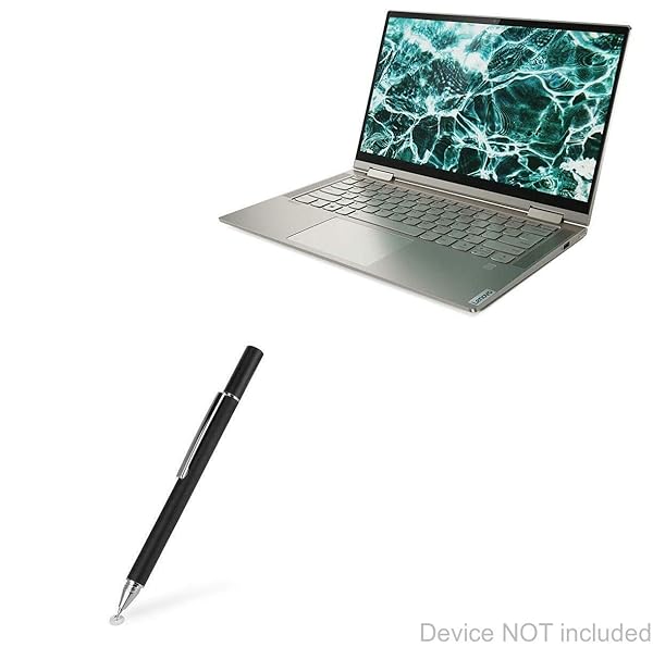 BoxWave Stylus Pen for Lenovo Yoga C740 14 inch FineTouch Capacitive Super Precise Jet Black Stylus Pen