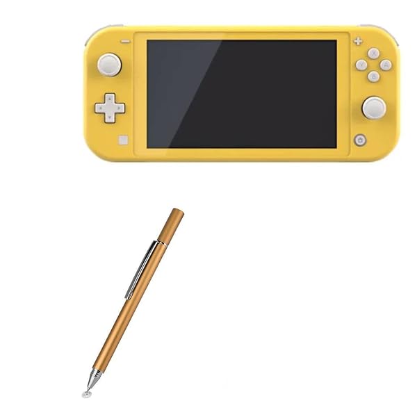 BoxWave Stylus Pen for Nintendo Switch Lite FineTouch Capacitive Super Precise Champagne Gold