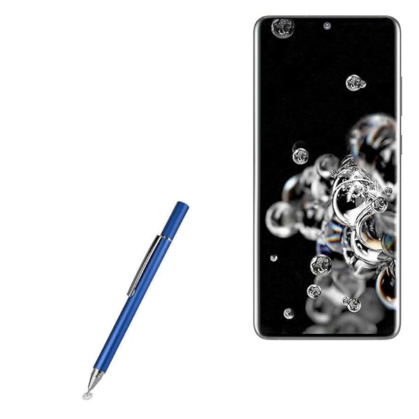 BoxWave Stylus Pen for Samsung Galaxy S20 Ultra 5G FineTouch Capacitive Super Precise Lunar Blue