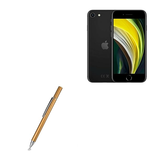 BoxWave Stylus Pen for Apple iPhone SE 2020 FineTouch Capacitive Super Precise Champagne Gold