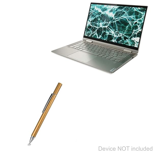 BoxWave Stylus Pen for Lenovo Yoga C740 14 inch FineTouch Capacitive Super Precise Stylus Champagne Gold