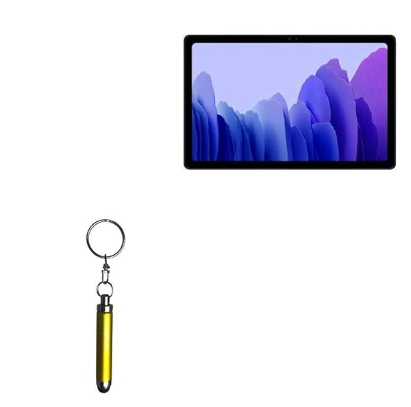 BoxWave Stylus Pen for Samsung Galaxy Tab A7 Mini Capacitive Stylus with Keyring Loop Bronze Color