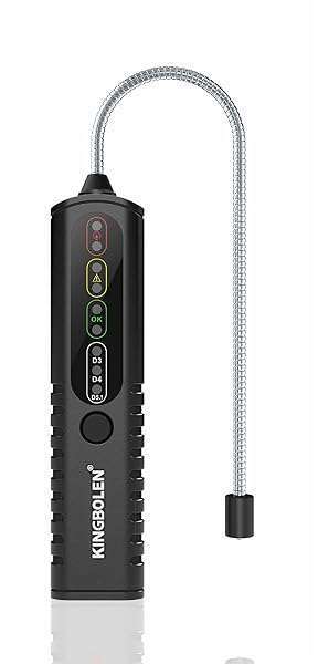 BF100 Brake Fluid Tester: Auto Diagnostic Tool with 9 LED Indicators for DOT3/DOT4/DOT5.1 Moisture Analysis