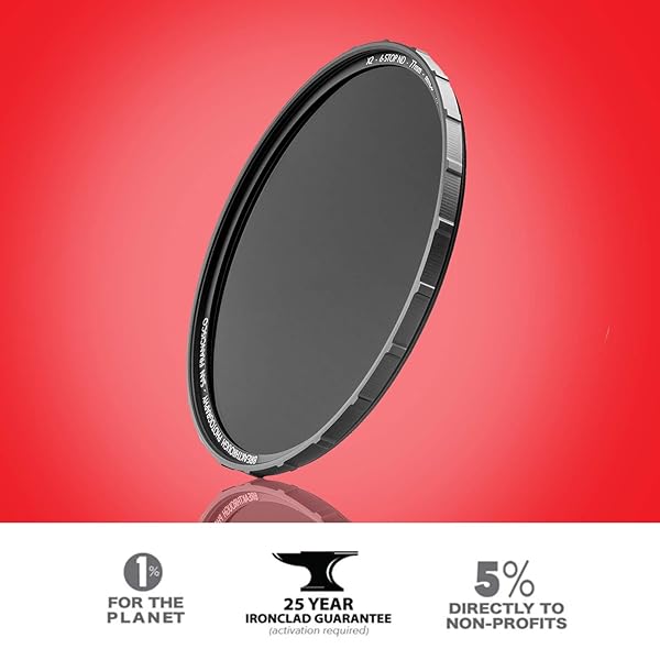 Breakthrough Photography 82mm X2 3-Stop ND Filter - Ultra-Slim, Weather-Sealed, MRC8 Glass for Professional Camera Lenses - Image 4
