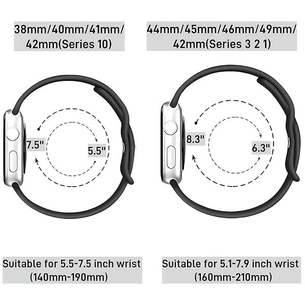 Breathable Christmas Plaid Pattern Bands Compatible with Apple Watch 42mm 44mm 45mm 46mm 49mm M L,Men Women Colorful Soft Silicone Wristband Strap - Image 6