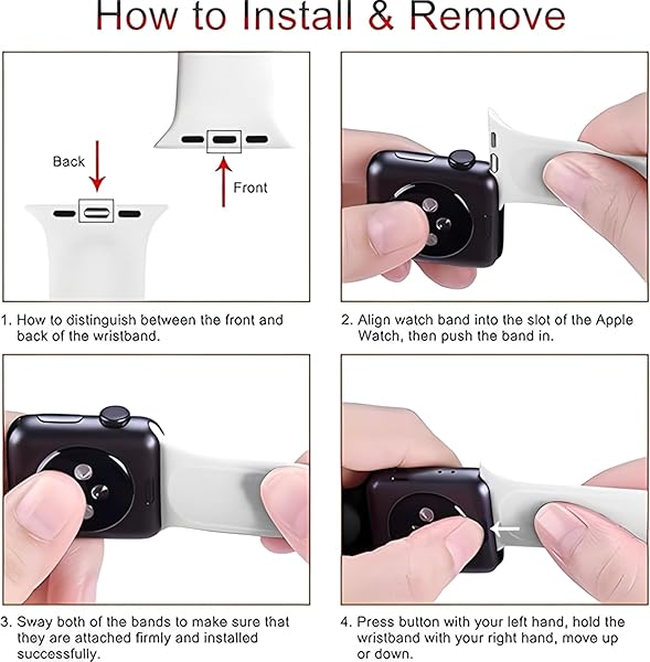 Breathable Christmas Plaid Pattern Bands Compatible with Apple Watch 42mm 44mm 45mm 46mm 49mm M L,Men Women Colorful Soft Silicone Wristband Strap - Image 8