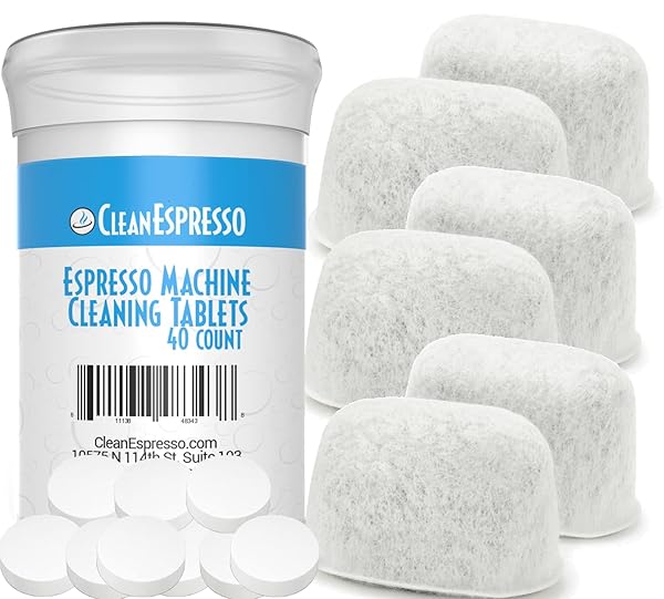 Breville Compatible Cleaning Kit: 40 Tablets & 6 Water Filters for Espresso Machines - Image 2