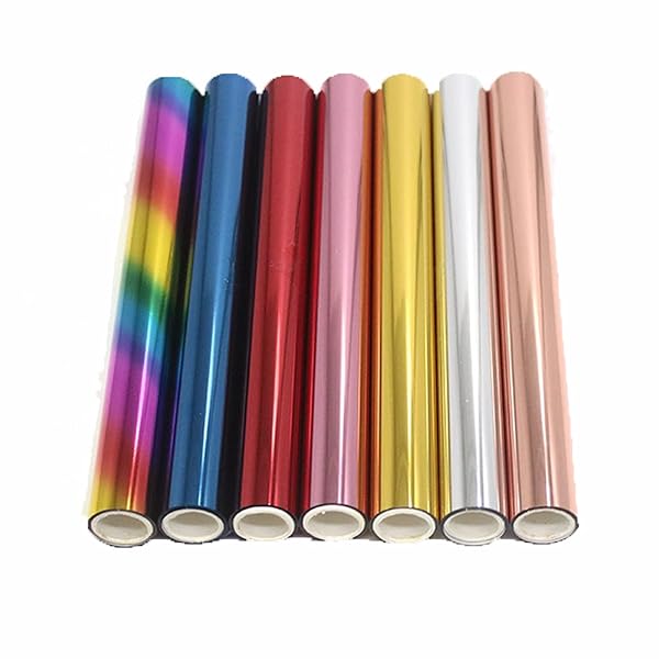 7-Pack Laser Printer Foil for DIY Crafts & Scrapbooking | 16.4ft Transfer Foil Paper Bundle