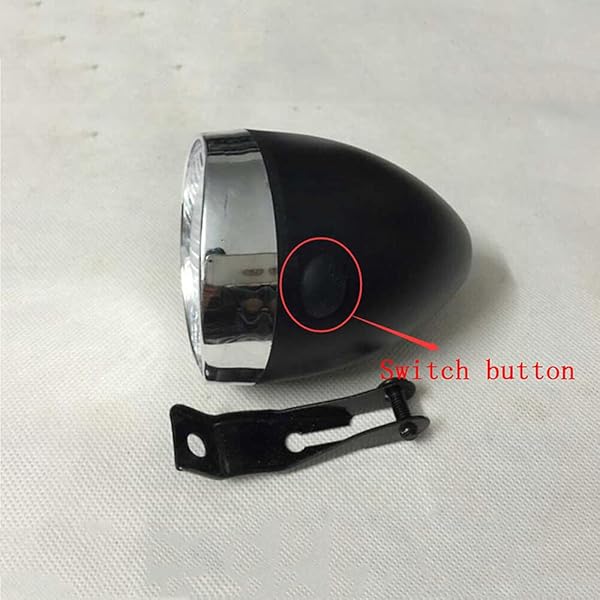 Retro 3-LED Bicycle Headlight: Vintage Bike Lamp for Safe Night Riding & Fog Visibility - Image 4