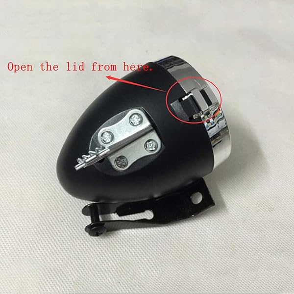 Retro 3-LED Bicycle Headlight: Vintage Bike Lamp for Safe Night Riding & Fog Visibility - Image 7