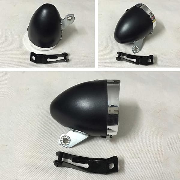 Retro 3-LED Bicycle Headlight: Vintage Bike Lamp for Safe Night Riding & Fog Visibility - Image 9