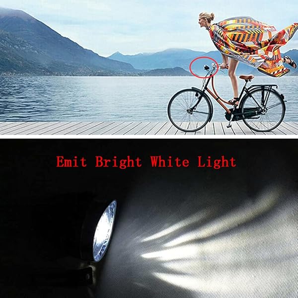 Retro 3-LED Bicycle Headlight: Vintage Bike Lamp for Safe Night Riding & Fog Visibility - Image 10