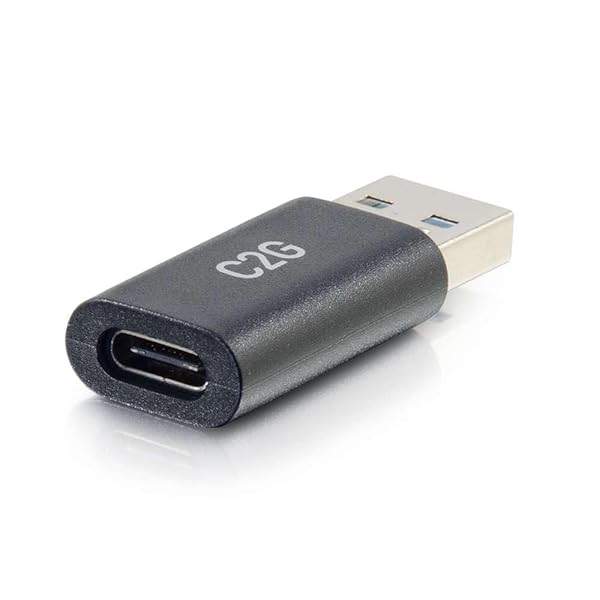 C2G C2G USB-C Female to USB-A Male SuperSpeed Adapter Converter 5Gbps for Fast Data Transfer