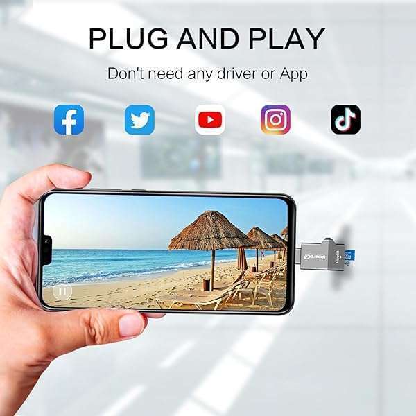 Buy C356 Type-C MicroSD Card Reader - USB 3.0, Supports MicroSDXC/HC for Windows, Mac & Android - Midnight Grey - Image 5