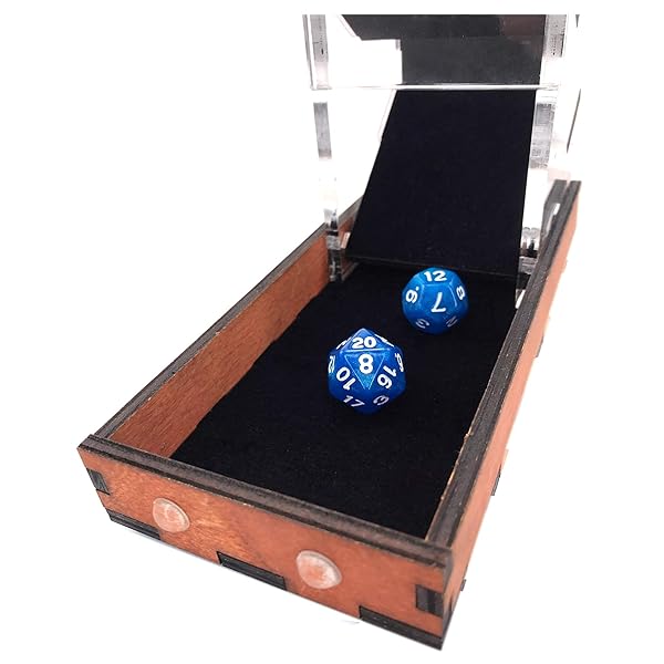 Shop C4Labs Tall Velvet Lined Dice Tower - Soft Sound & Color Options with Gunstock Tray - Image 6