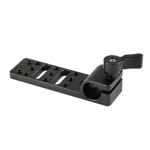 CAMVATE 15mm Rod Clamp Cheeseplate for Power Outlet Durable and Versatile Mounting Solution for Filmmaking and Photography