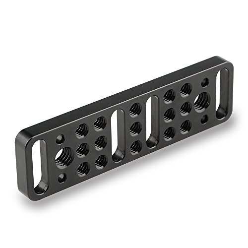 "CAMVATE Multi-Function Cheese Plate Mounting Plate with 1/4"-20 & 3/8"-16 Connections - Versatile Camera Accessory 1751"