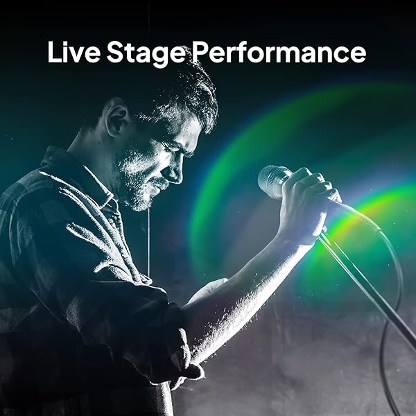 CAROL AC-910 XLR Wired Vocal Microphone Dynamic Cardioid Mic with Noise Cancelling Tech for Singing Karaoke Stage and Studio - Image 6