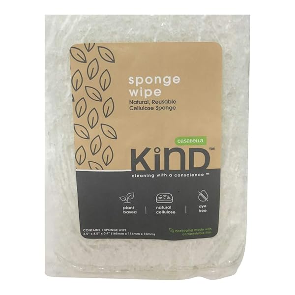 CASABELLA Sponge Wipe - Versatile Cleaning Solution for Home & Kitchen | 1 CT